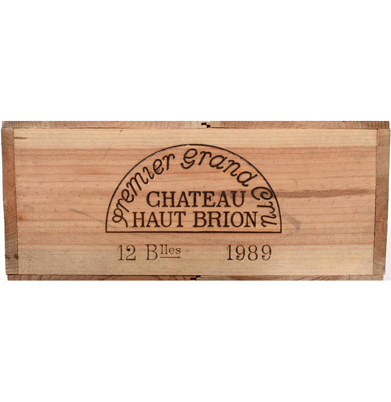 Chateau Haut Brion 1989 Pessac-Leognan 12 bottles owc 100/100