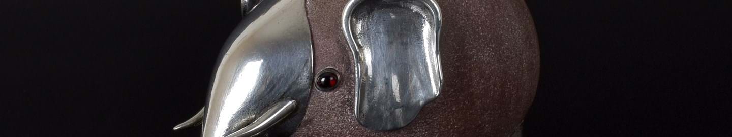 A Fabergé Elephant Match-Holder