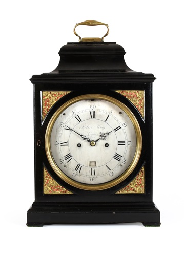 An Ebonised Table Clock, Robert Abney
