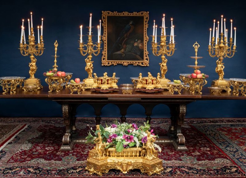 Fine Table Suite by Ferdinand Barbedienne from Skibo Castle Coming to Auction